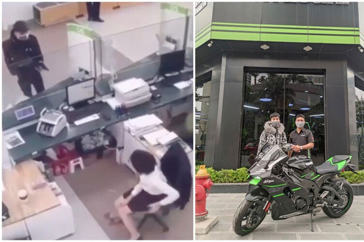 Ngay sau khi clip tên cướp tậu xe Kawasaki ZX-10R được đăng lên mạng xã hội, thông tin công an TP Hải Phòng đã bắt giữ được nghi phạm cướp chi nhánh ngân hàng Vietcombank ở Hải Phòng cũng đã được đưa lên nhiều trang tin.