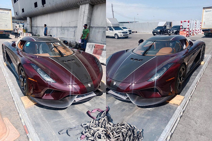 Mới đây, đại gia siêu xe Hoàng Kim Khánh đã nhận "hung tin" khi sau 1 tuần xem xét, 2 kỹ sư của hãng xe Koenigsegg đã thông báo rằng không thể sửa chữa cho siêu phẩm Regera tại 1 garage ở quận 7 nên bắt buộc, vị đại gia này phải nhanh chóng cho Koenigsegg Regera trăm tỷ đồng về lại nhà máy để họ có đủ máy móc chuyên dụng nhằm bắt bệnh.