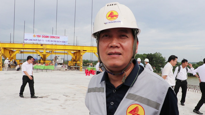 Theo ông Hoàng Năng Tuân - Chỉ huy trưởng dự án cầu Bạch Đằng 2: Sau lễ hợp long, đơn vị sẽ nỗ lực hoàn thiện cây cầu, dự kiến đưa vào sử dụng vào ngày 2/9/2024