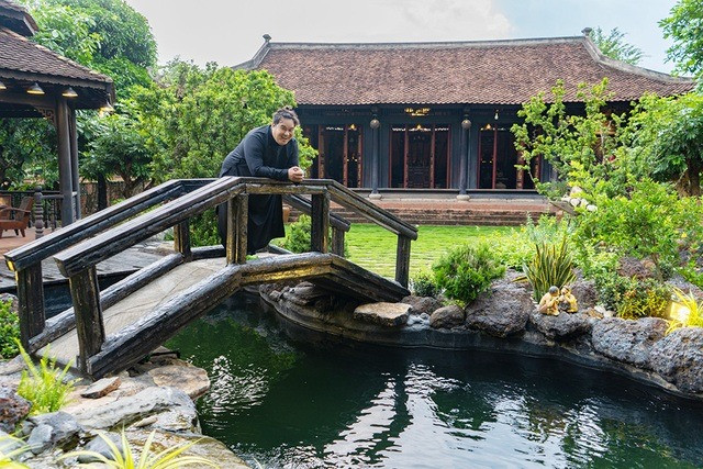 Biệt thự của Hoàng Mập xây dựng theo phong cách ngôi nhà cổ ở Nam Định có tuổi đời 100 năm. Ảnh: Dân trí