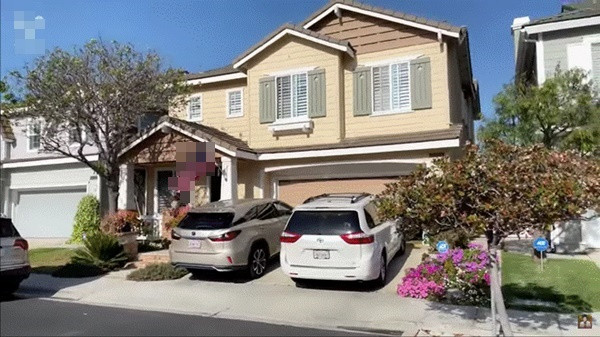 Sau khi kết hôn, nghệ sĩ Ngọc Huyền mua một căn nhà riêng trị giá 2 triệu đô tại California (Mỹ) để thuận tiện cho công việc. Ảnh: chụp màn hình Youtube