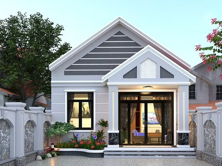 So với ở thành phố, việc xây nhà ở nông thôn sẽ ít chi phí hơn. Vì vậy, gia chủ hoàn toàn có thể xây được nhà với ngân sách khoảng 500 triệu đồng. Ảnh: Xaynhadeponline