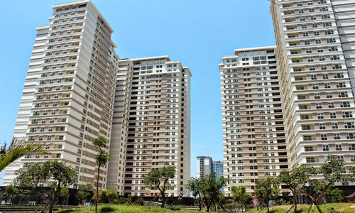 Trong đó, đề xuất thành lập Tổ công tác của Thủ tướng có thể kiểm tra tại một khu chung cư điển hình là tổ hợp HH Linh Đàm (quận Hoàng Mai, Hà Nội) do Xí nghiệp tư nhân xây dựng số 1 Điện Biên (Tập đoàn Mường Thanh) đại gia Lê Thanh Thản. Ảnh: Sanvenus.