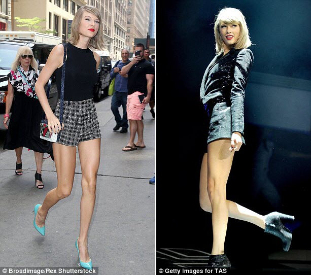 Trào lưu được cho là lấy cảm hứng từ ca sĩ có cặp chân dài Taylor Swift được giới trẻ Trung Quốc rất hâm mộ.