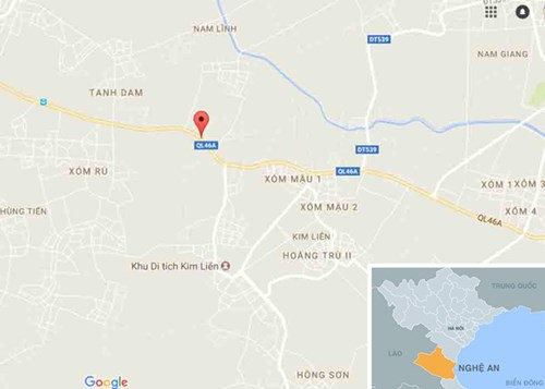 Vụ tai nạn khiến ông Minh tử vong tại chỗ, người còn lại chấn thương phải nhập viện cấp cứu. Hai chiếc xe máy tại hiện trường hư hỏng nặng. Ảnh: Zing.