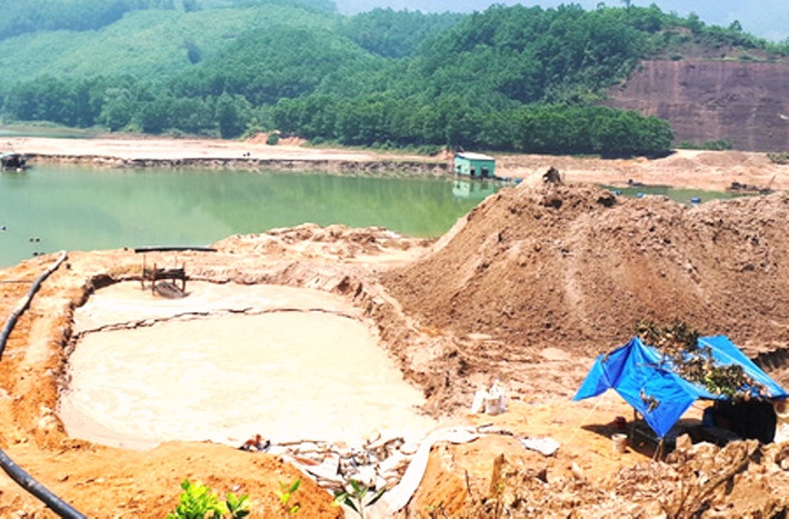 Trong đó, mỏ vàng Bồng Miêu tại Quảng Nam là mỏ vàng có trữ lượng lớn nhất cả nước. Ảnh: Thuonghieu & công luận