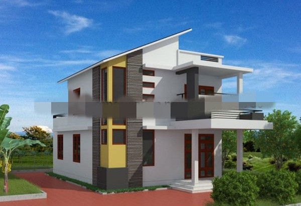 Sự kết hợp táo bạo của các gam màu trắng, vàng, nâu mang đến vẻ đẹp mới lạ. Ảnh: Thietkethicongnhadep.