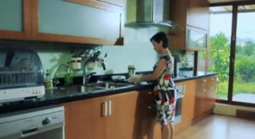 Khu vực bếp cũng có view đẹp mắt. Ảnh: Người đưa tin.