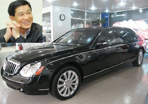 Trong đó đáng chú ý là chiếc Maybach 62S trị giá hơn 1 triệu USD (khoảng 22 tỷ đồng) khi về Việt Nam. Ảnh: Antt.
