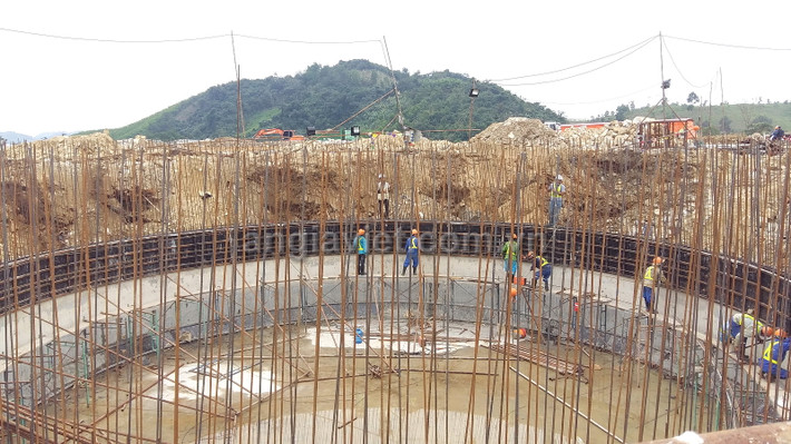 Cận cảnh quá trình xây dựng trang trại chăn nuôi lợn nghìn tỷ ở Nghệ An. Ảnh: Angiaviet.