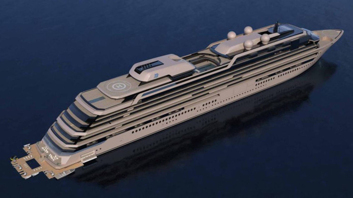 Hãng đóng tàu Ocean Residences Development đang hợp tác với với các nhà thiết kế và kiến trúc sư để cho ra chiếc siêu du thuyền Njord dài 293m - siêu du thuyền tư nhân lớn nhất thế giới.