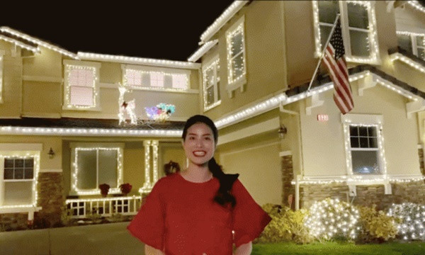 Trước đó, vào cuối năm 2019, Phạm Hương từng quay clip giới thiệu mọi ngóc ngách trong căn biệt thự tại Mỹ khiến khán giả hết lời ngưỡng mộ về độ xa hoa, hoành tráng. Ảnh chụp màn hình