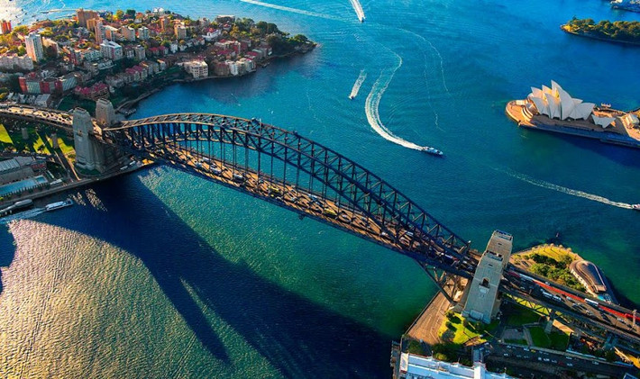 Cầu Cảng Sydney của Úc là một trong những cây cầu đẹp và hoành tráng nhất thế giới. Ảnh: Shutterstock