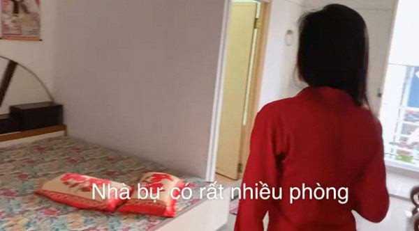 Nhà nhiều phòng đến mức chính ca sĩ Thủy Tiên cũng không biết ai ở, dùng để làm gì. Ảnh chụp màn hình