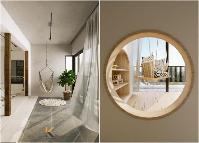Căn nhà này được vợ chồng Kiều Anh trang bị hệ thống smarthome như đèn cảm ứng, điều khiển đèn và TV qua giọng nói, cảm biến cửa, điều hòa tự động...Ảnh: Luklak Design Việt Nam