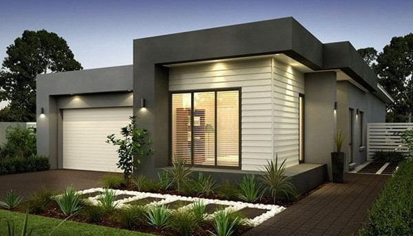 Nhà mái bằng kết hợp giữa 2 phong cách Á – Âu. Ảnh: 10nhadep.
