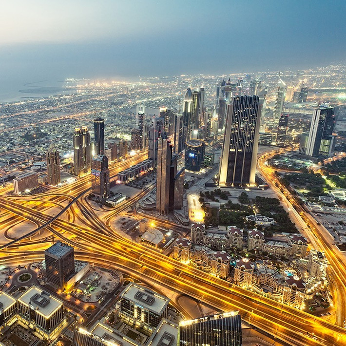 Dubai - thành phố hiện đại nhất Trung Đông thu hút đông đảo giới nhà giàu nhập cư bởi thuế tài sản thấp nhất thế giới với 0,72% /năm. Ảnh: Dubaifunholidays.