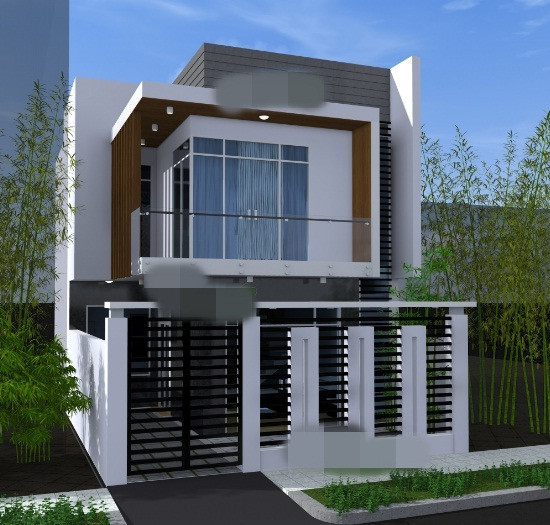 Hệ thống cửa và lan can kính tô điểm cho vẻ đẹp hiện đại của ngôi nhà. Ảnh: Nhaankhang.