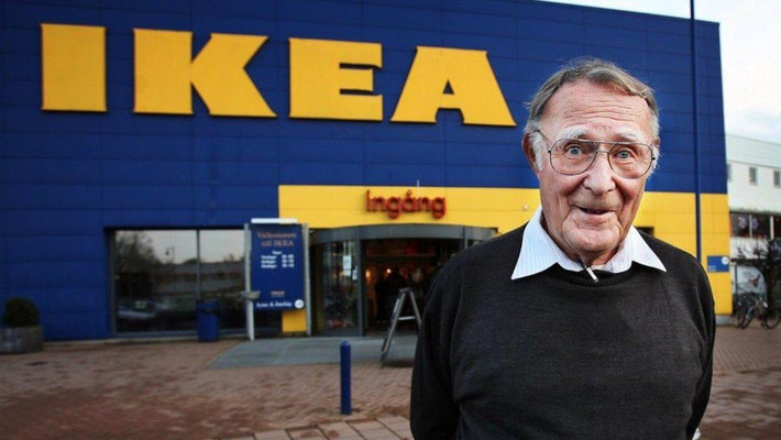 Tỷ phú Ingvar Kamprad, nhà sáng lập hãng nội thất nổi tiếng thế giới IKEA qua đời ngày 27/1 ở tuổi 91. Ảnh: News.