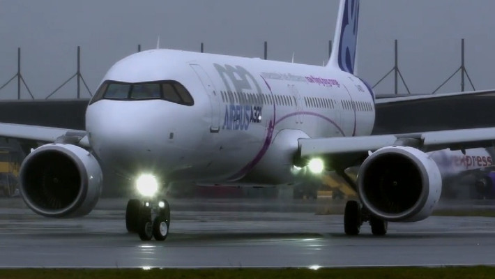 Chuyến bay thử nghiệm đầu tiên của Airbus A321LR thực hiện trong 2 giờ 36 phút. Ảnh: Airbus.