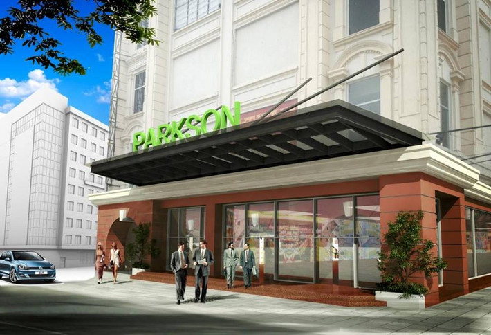 Hiện Parkson còn lại 6 TTTM hoạt động tại Việt Nam, trong đó 4 tại TP HCM, 1 tại Hải Phòng và 1 tại Đà Nẵng. Ảnh: Parkson Đà Nẵng.
