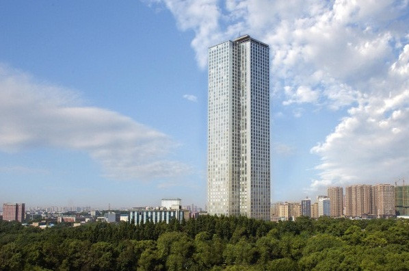 Tại tỉnh Hồ Nam, Trung Quốc, tòa nhà Mini Sky City 57 tầng được xây dựng chỉ trong 19 ngày. Ảnh: The Skyscraper Center.