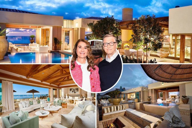 Giữa năm 2020, vợ chồng tỷ phú Bill Gates mua căn biệt thự sát bờ biển ở thị trấn giàu có Del Mar gần thành phố San Diego, bang California, với giá 43 triệu USD. Ảnh: The Guiltinan Group