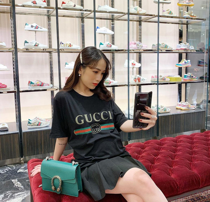 Chiếc Gucci Dionysus sang chảnh khiến Joyce Phạm phải chi 2.650 USD (62 triệu đồng) để sở hữu. Nguồn ảnh: FBNV, Instagram
