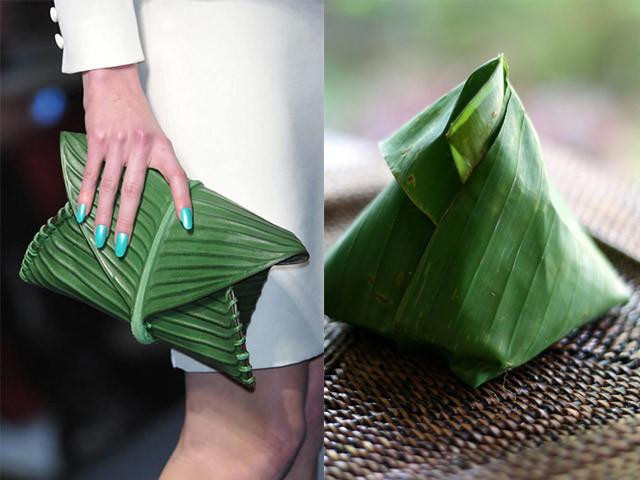Chiếc túi có giá gần 100 triệu đồng trông chẳng khác gì lá chuối gói xôi, gói bánh?