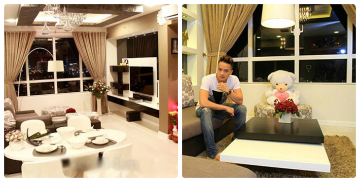 Cả hai nơi ở của nam ca sĩ đều được thiết kế với phong cách hiện đại, đơn giản và nhiều nét tương đồng do sở thích của gia chủ.