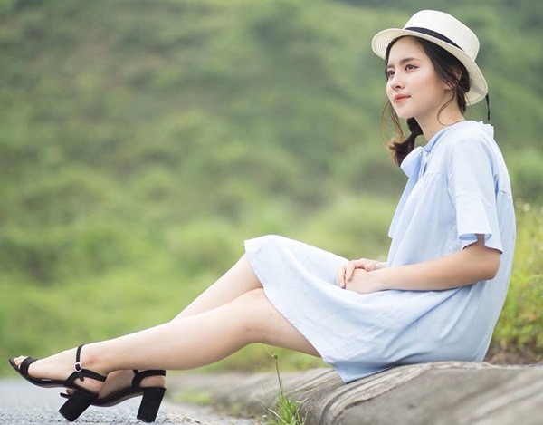 Thu Trang cho biết, cô bạn từng là người mẫu ảnh.