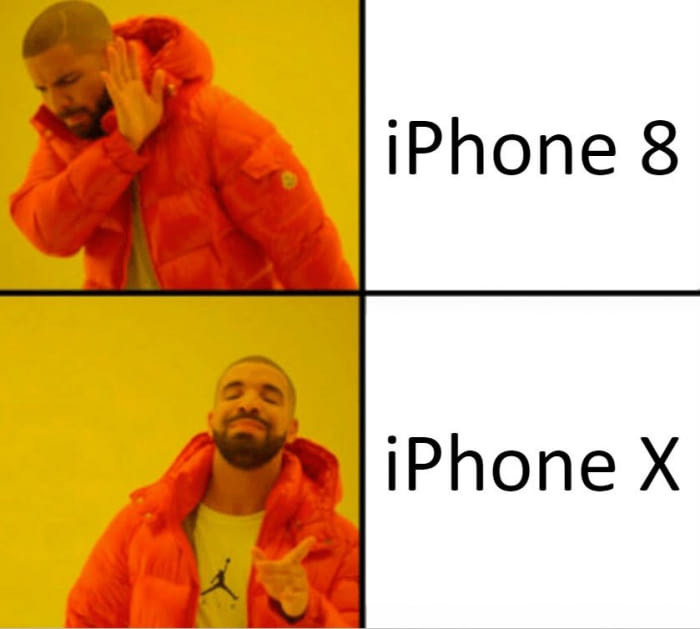 Giữa hai chiếc iPhone X và iPhone 8, dân tình có vẻ chuộng iPhone X hơn.