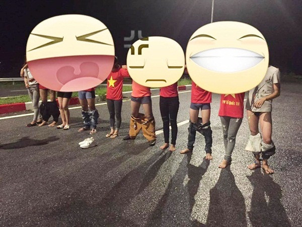 Bài viết sau đó đã phải xóa bỏ vì sức ép của các cuộc tranh luận quá "nóng" xung quanh trò chơi phản cảm nhóm phượt. Tuy nhiên, những bức hình nhanh chóng được chia sẻ với tốc độ chóng mặt và đăng tải trên nhiều fanpage khác, thu hút hàng nghìn lượt bình luận, tạo nên một làn sóng phẫn nộ "không hề nhẹ".