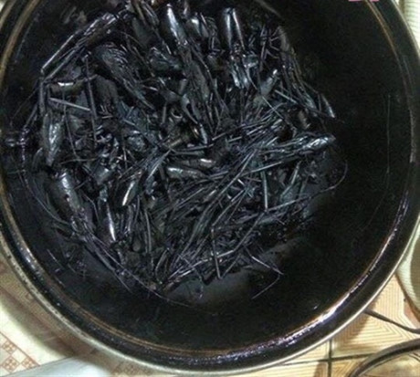 Thật khó để nhận ra đây là món... tôm rang.