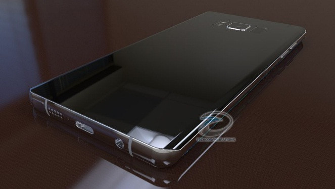 Cũng như nhiều smartphone cao cấp khác trên thị trường, Galaxy Note 8 sẽ được trang bị cụm camera kép, trở thành smartphone có camera kép đầu tiên của Samsung. Ảnh: Concept-Phones.