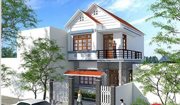 Biệt thự phố thiết kế theo phong cách hiện đại với những chi tiết gờ phào chỉ, trụ cột toát lên sự sang trọng, đẳng cấp và bền vững với thời gian. Ảnh: Xingiayphepxaydung.