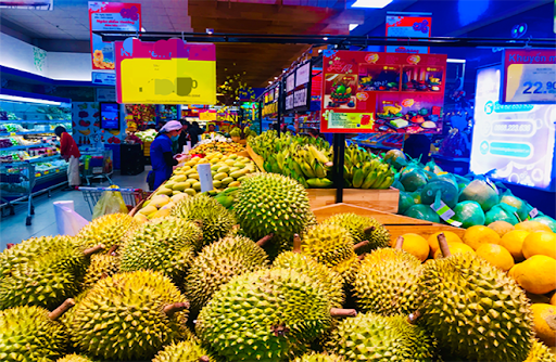 Tại Úc, sầu riêng Ri6 của Việt Nam cháy hàng với giá 18,99 AUD/kg (tương đương khoảng 290.000 đồng/kg). Ảnh: Bộ Công thương