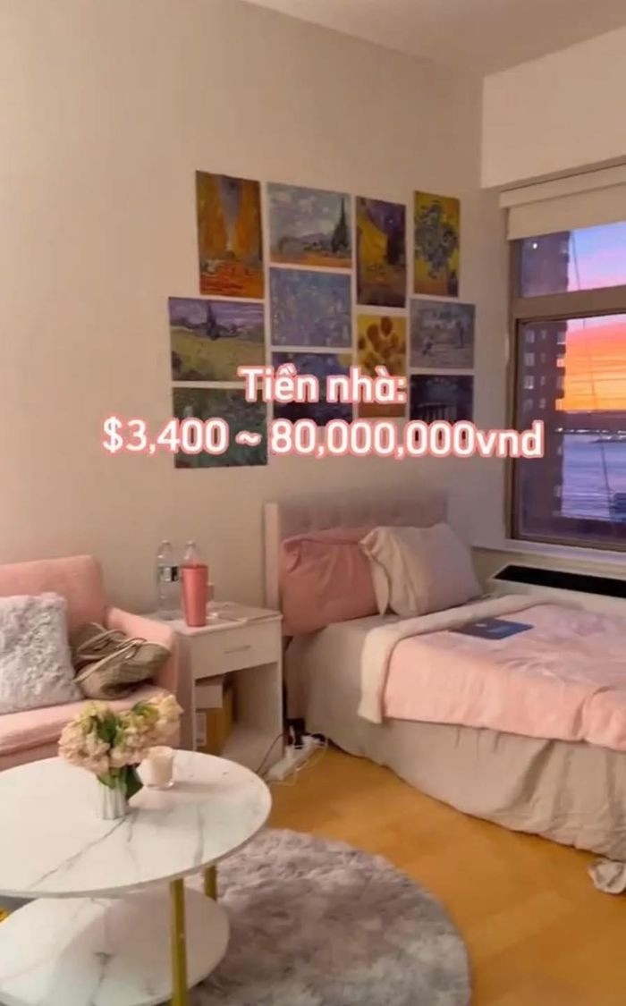 Đáng chú ý, rich kid Chao chi 3400 USD (khoảng 80 triệu đồng) để thuê căn phòng nhỏ có diện tích khoảng 35 - 40m2. Ảnh chụp màn hình