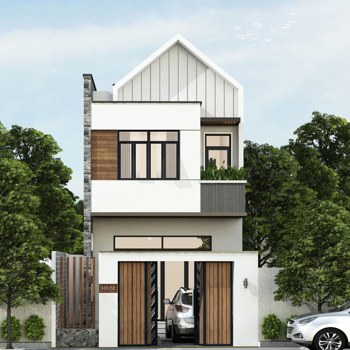 Nhà phố mái thái ngày càng được ưa chuộng bởi tính thẩm mỹ và khả năng chống ẩm và chống nóng tốt. Ảnh: Noithattugia