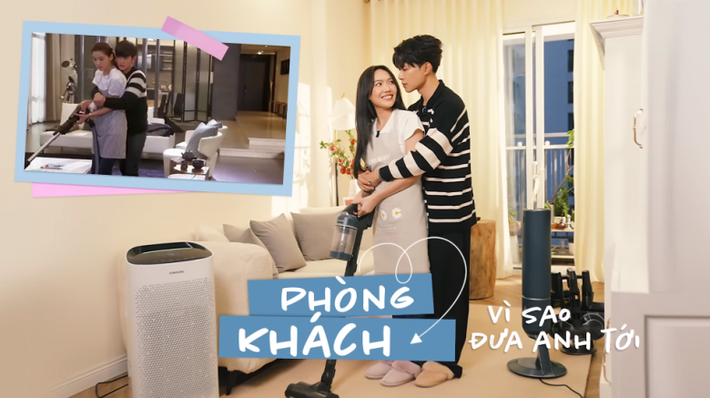 Căn hộ của Diệu Nhi - Anh Tú sử dụng tông màu trắng chủ đạo, mang đến vẻ đẹp sang trọng. Ảnh chụp màn hình