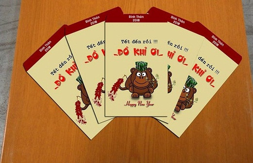 "Đổi vị" với thiết kế lạ mắt, độc đáo của bao lì xì Tết.