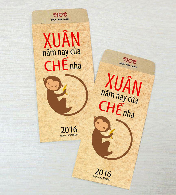 Phong bao lì xì độc lạ của chàng sinh viên Nguyễn Bá Thiệu trường ĐH Thủ Dầu Một đã gây sốt cộng đồng mạng.