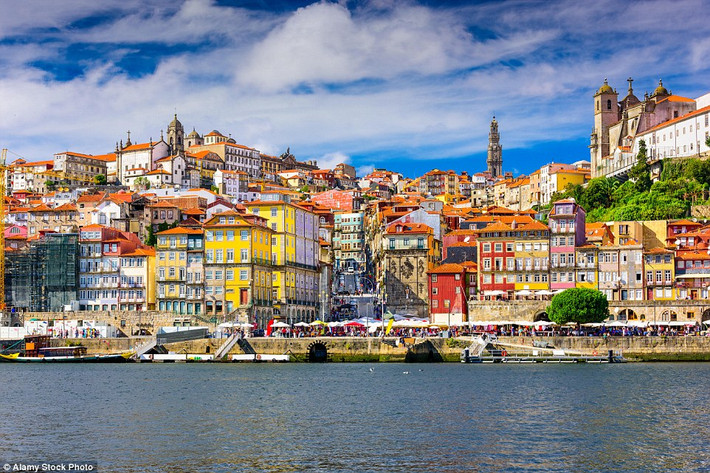 Một góc thành phố Porto, Bồ Đào Nha.