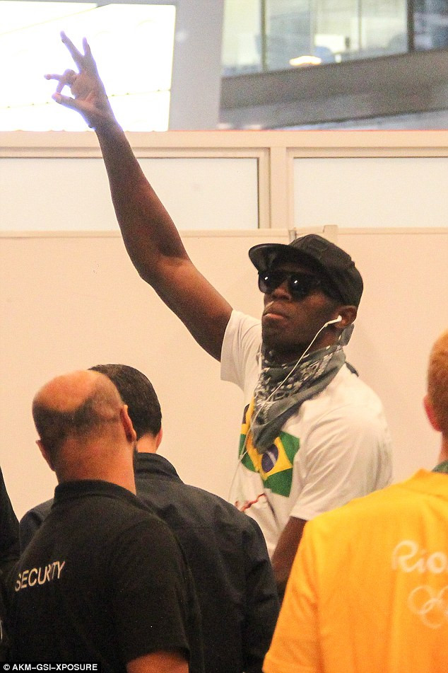 Usain Bolt rời khỏi Brazil vào đêm 21/8, trước khi diễn ra lễ bế mạc của Olympics 2016 ở Rio de Janeiro.