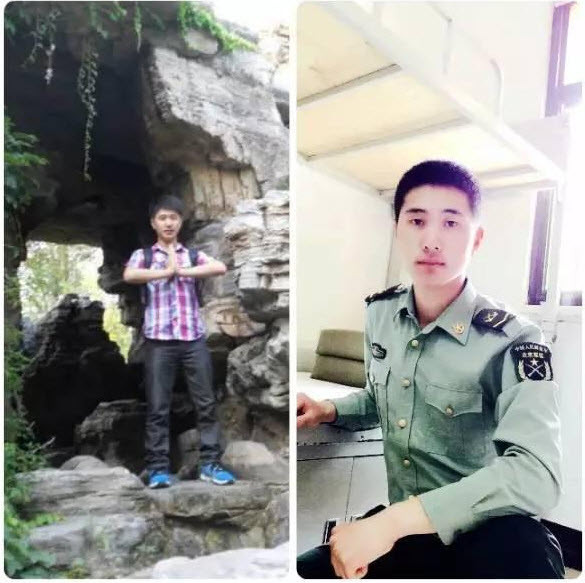 Môi trường quân đội đã khiến ngoại hình của anh chàng này rất khác xưa.