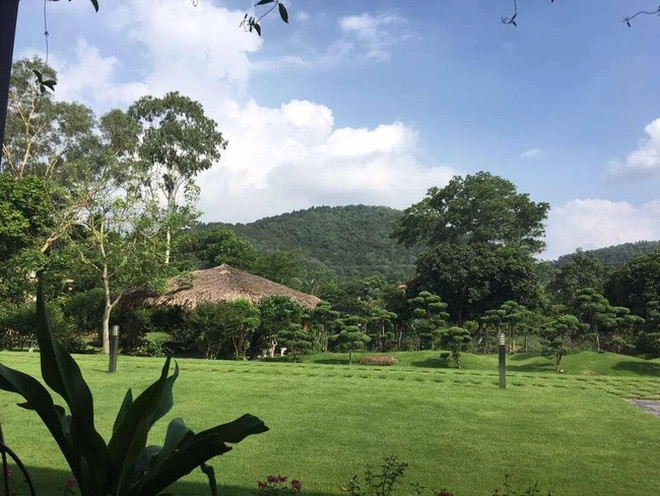 Căn biệt thự được thiết kế như một quần thể kiến trúc theo xu hướng hiện đại, gần gũi với thiên nhiên. Ảnh: Internet