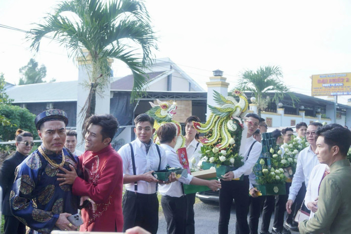Sáng 16/11, lễ cưới của Puka và Gin Tuấn Kiệt diễn ra tại Đồng Tháp. Ảnh: Tiền phong