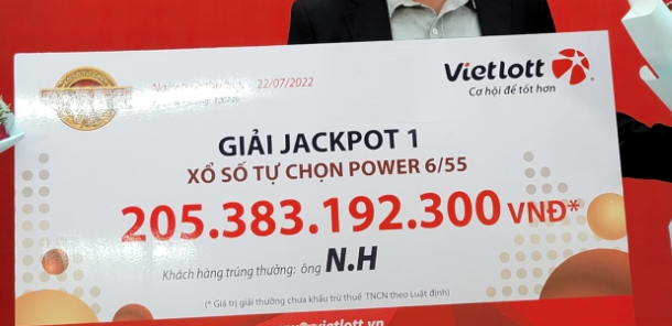 Ông N.H cho biết thường mua vé với những con số có ý nghĩa với mình, trong đó có một số là sinh nhật của vợ. Ảnh: Vietlott