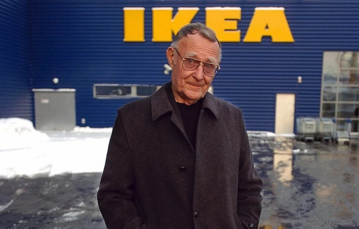 Tỷ phú người Thụy Điển Ingvar Kamprad được coi là nhà kinh doanh tài ba nhất của xứ sở Bắc Âu. Thế nhưng, ông lại là người sống tiết kiệm. Ảnh: Getty