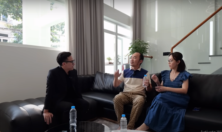 Bên trong căn nhà của Thu Trang - Tiến Luật được thiết kế theo phong cách hiện đại, trẻ trung. Ảnh chụp màn hình NhaF